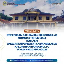 ANGGARAN PENDAPATAN DAN BELANJA KALURAHAN TAHUN ANGGARAN 2025